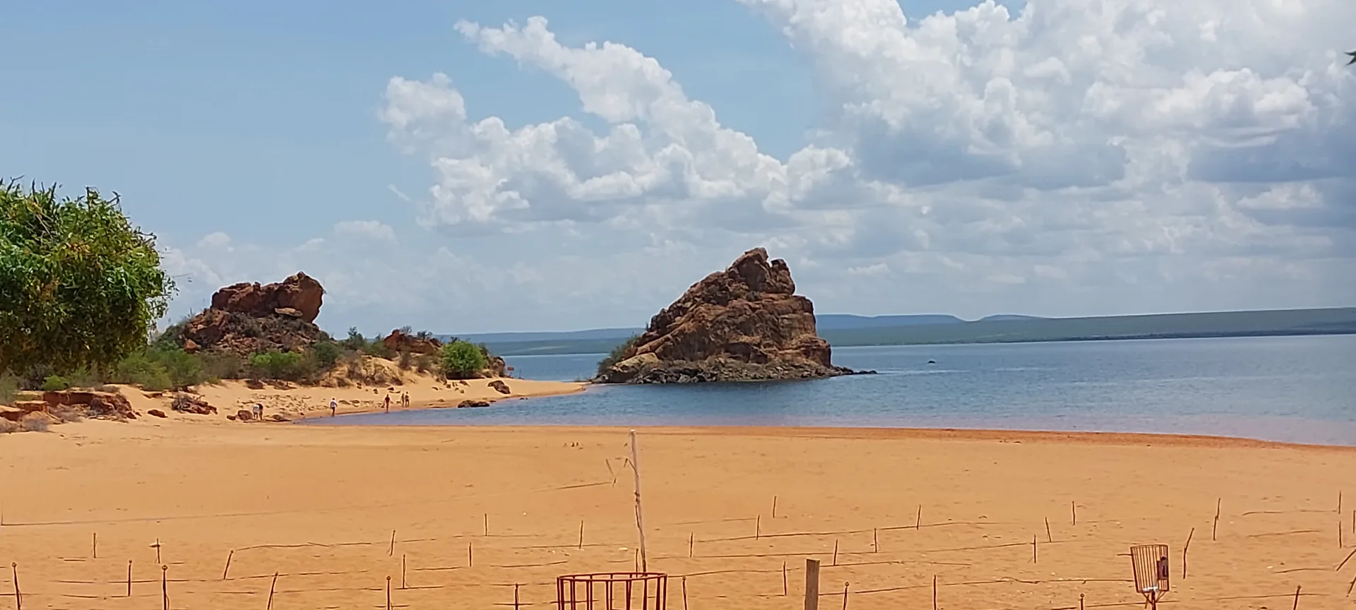 Paisagem da Praia do Sobrado em Petrolândia